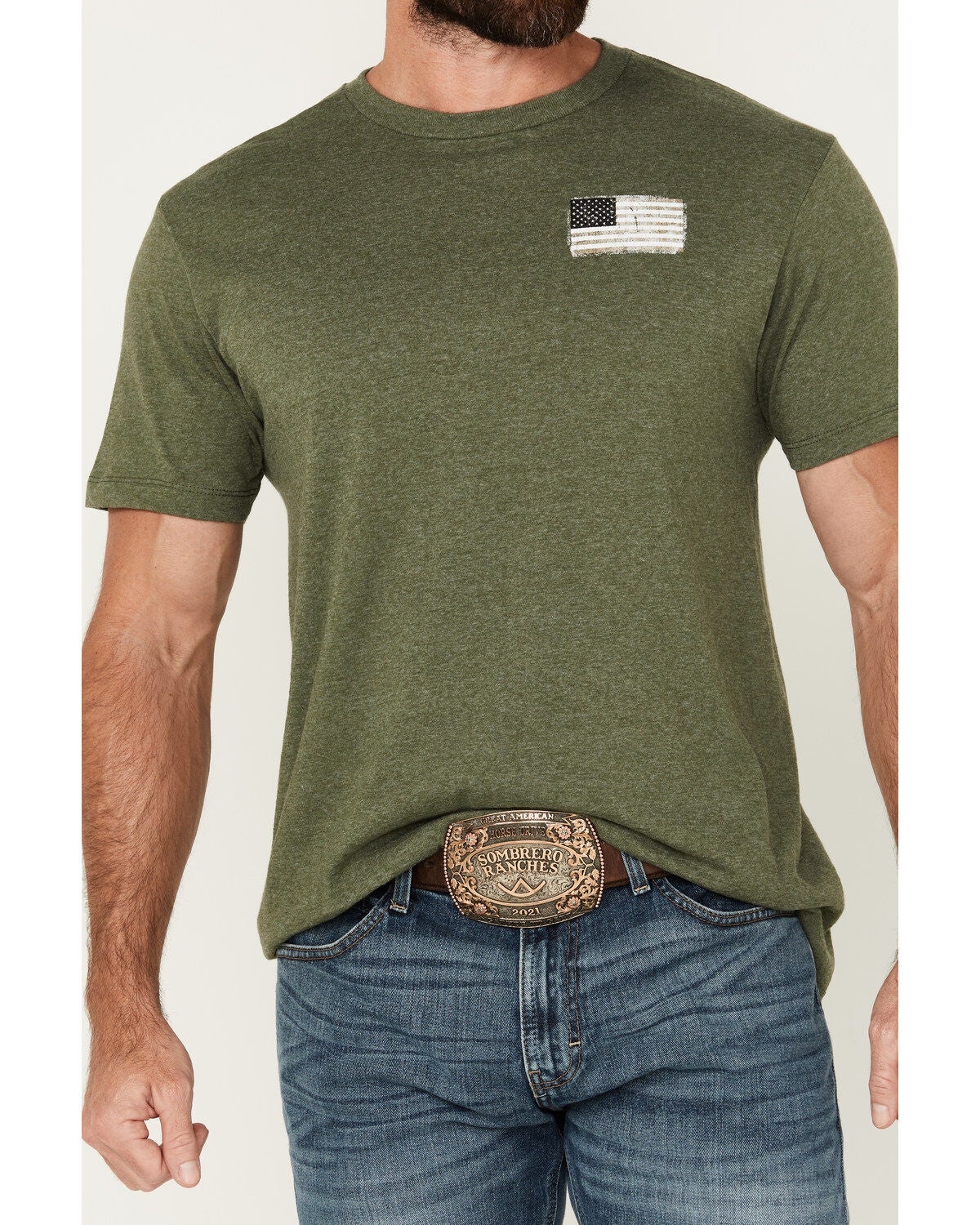 Image #3 - Howitzer Men's Military Oath Short Sleeve Graphic T-Shirt, , hi-res