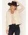 Image #3 - Shyanne Women's Reversible Plaid Vest, Natural, hi-res