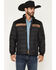 Image #1 - Hooey Men's Banff Packable Puffer Jacket, Black, hi-res