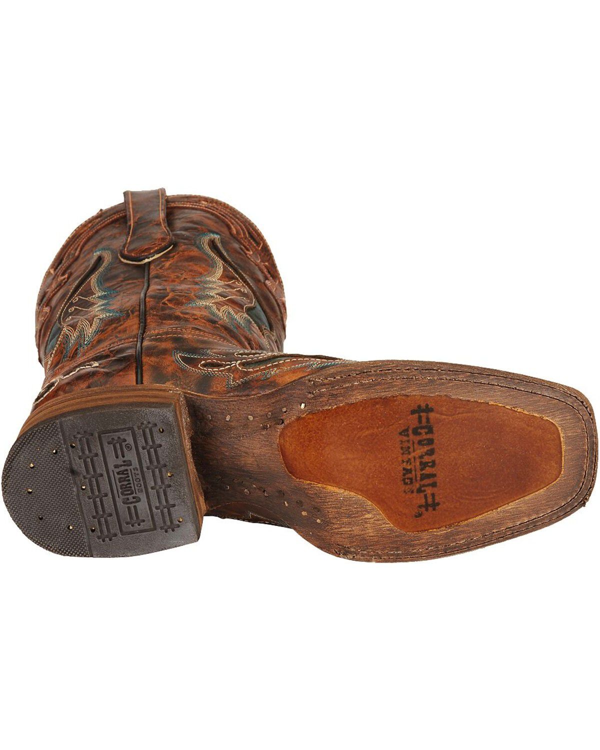 Image #5 - Corral Women's Square Toe Inlay Western Boots, , hi-res