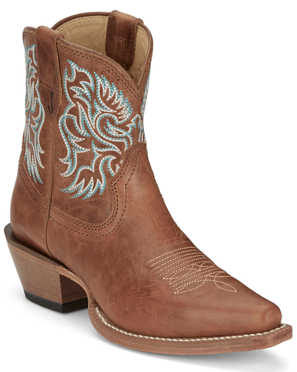 Women's Justin Isabella Barnwood Western Booties - Snip Toe