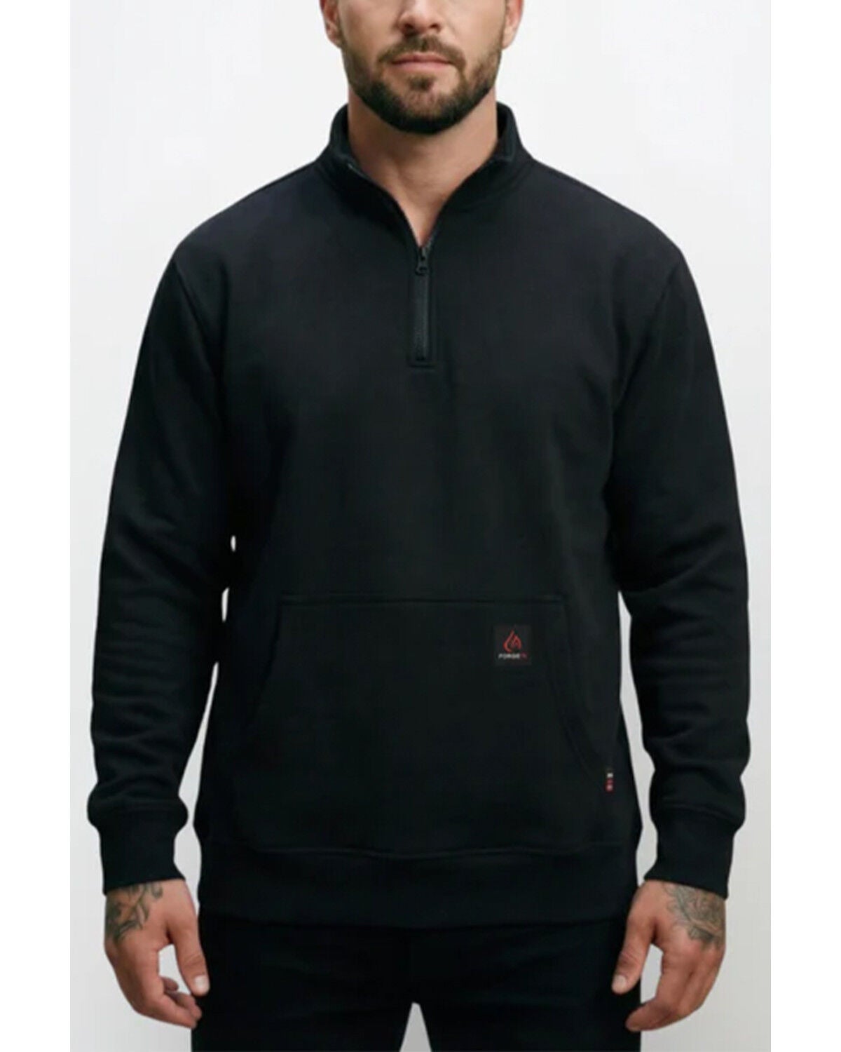 Men's Forge Workwear FR 1/4 Zip Work Pullover Sweater