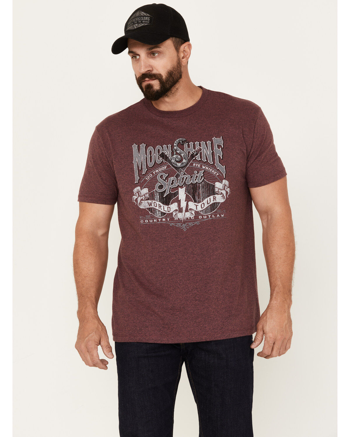Men's Moonshine Spirit World Tour Short Sleeve Graphic T-Shirt