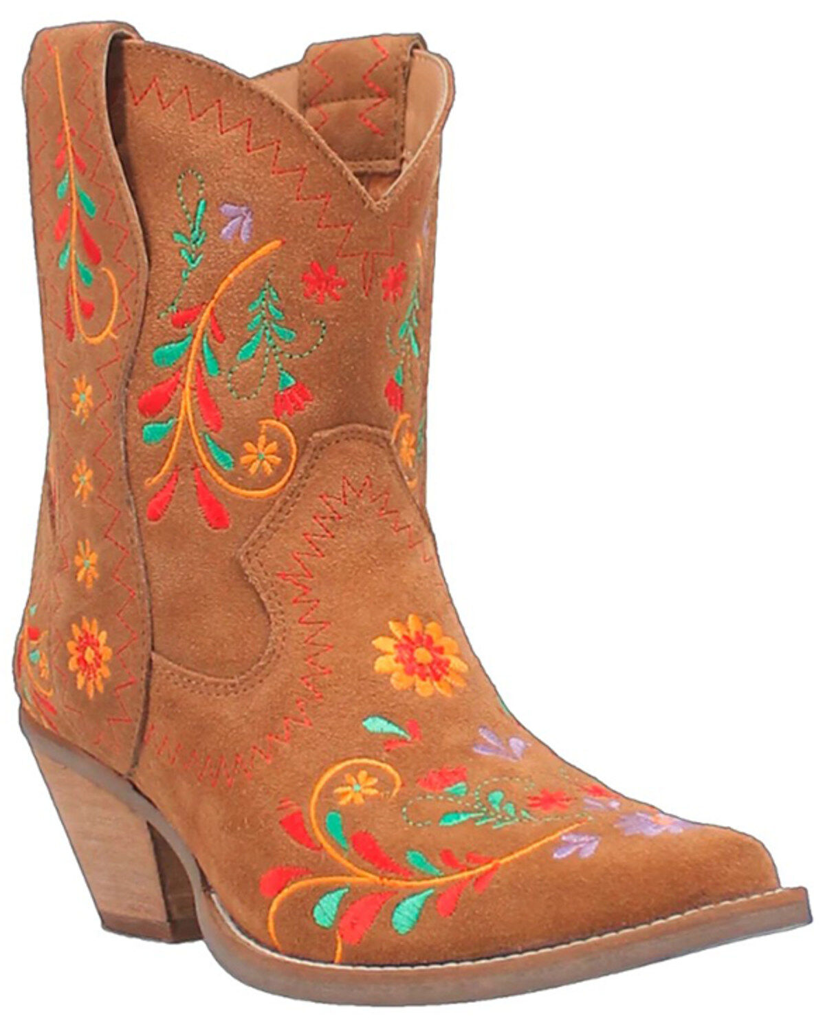 Women's Dingo Sugar Bug Suede Fashion Booties - Round Toe