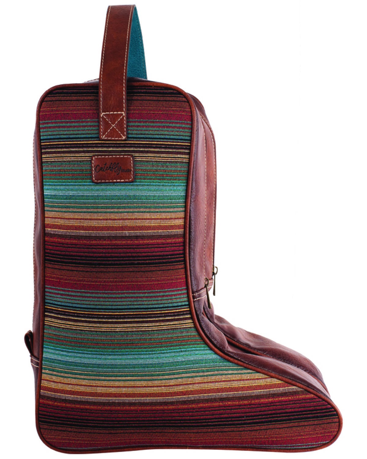 Catchfly Serape Striped Boot Bag