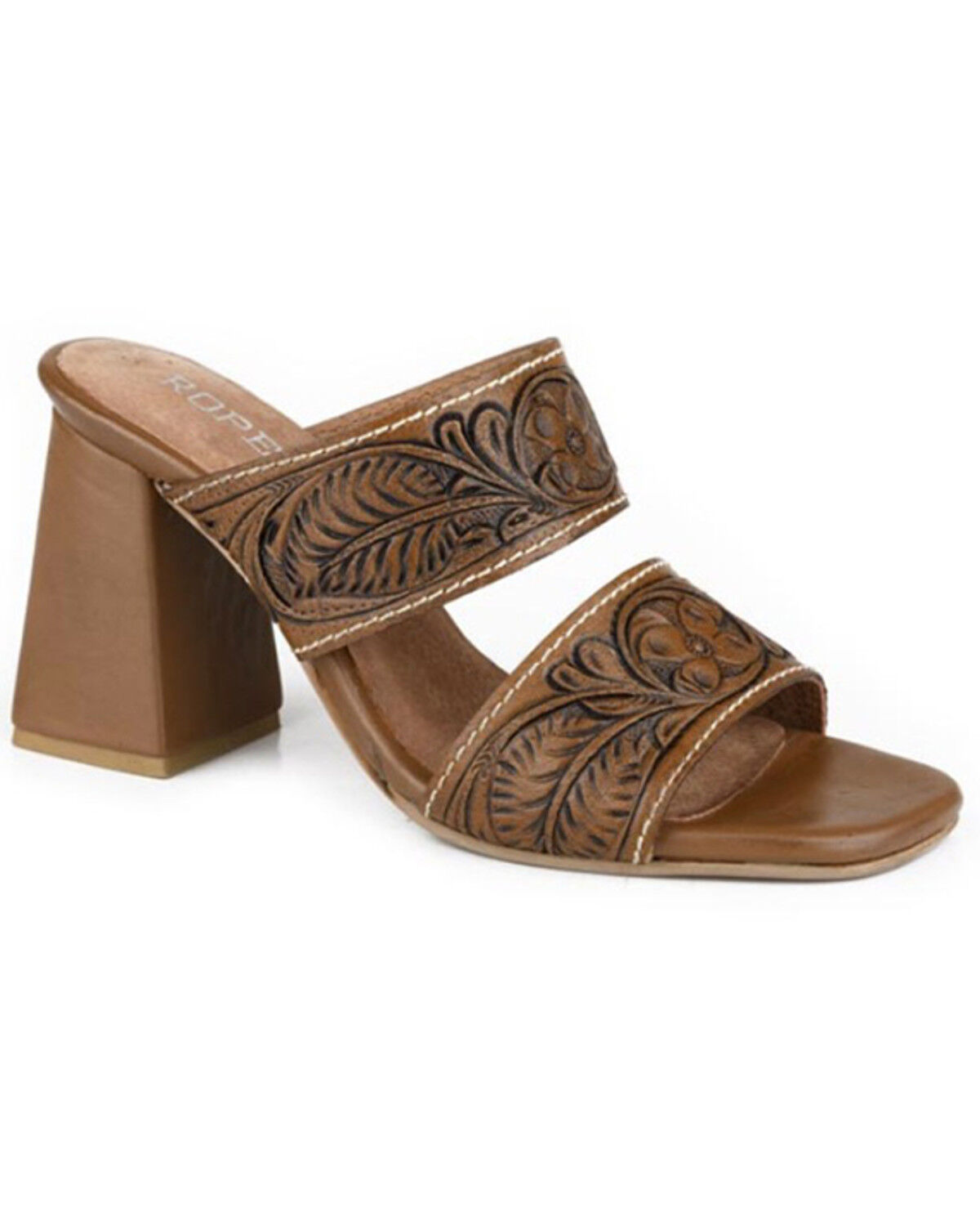 Women's Roper Stella Tooled Leather Sandals