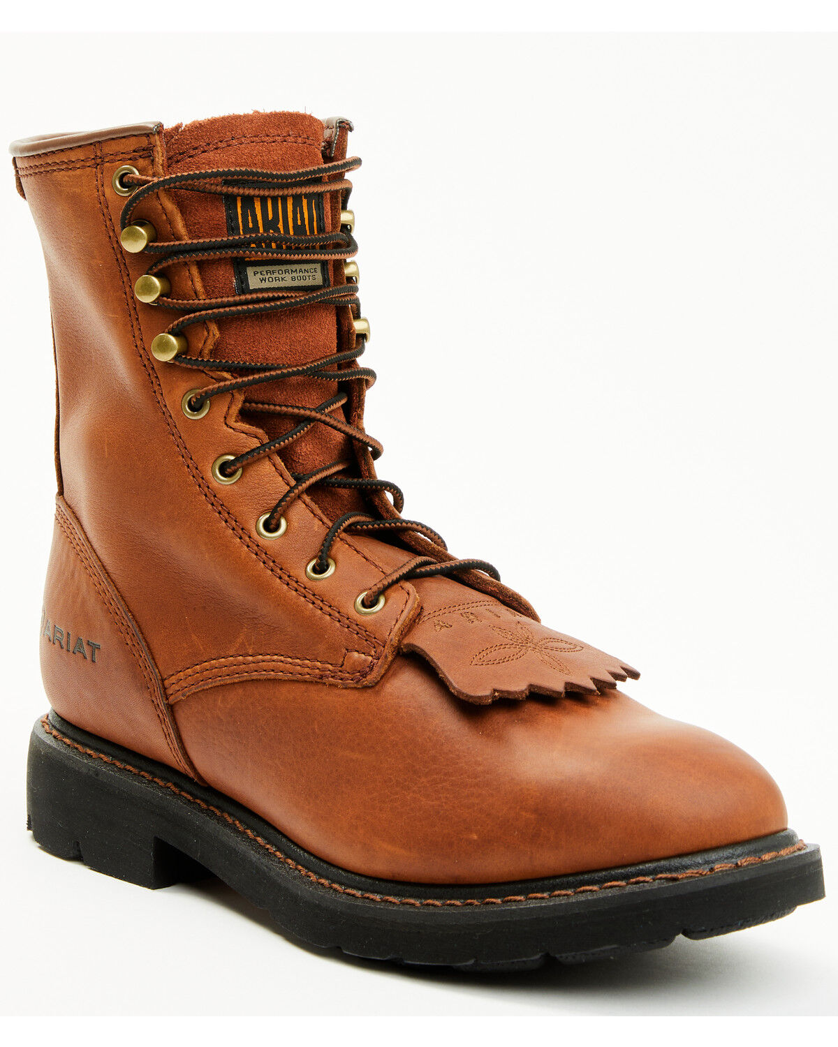 Men's Ariat Cascade 8" Lace-Up Work Boots - Soft Toe