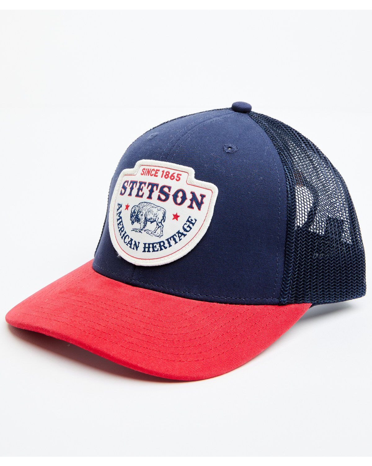 Men's Stetson Bison Patch Trucker Cap