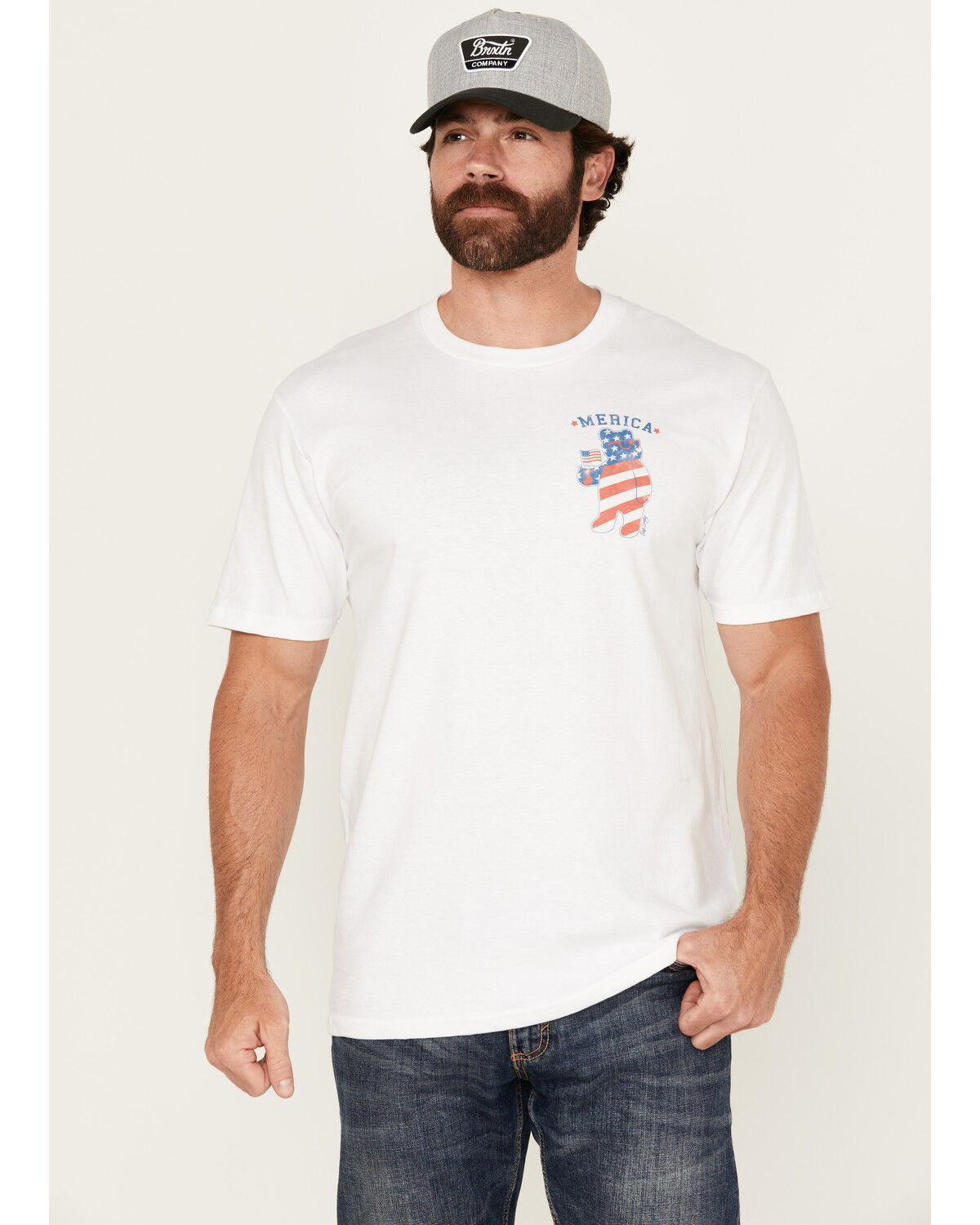 Men's Riot Society Merica Bear Short Sleeve Graphic T-Shirt