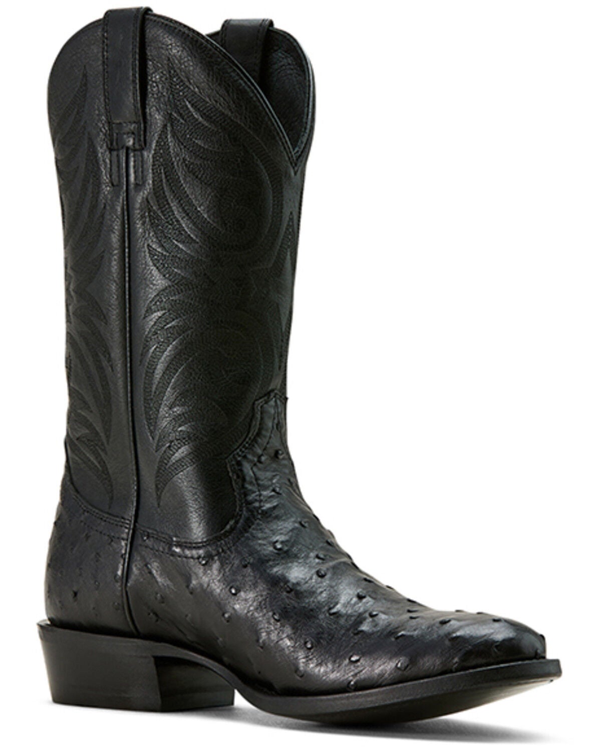 Men's Ariat Exotic Full-Quill Ostrich Vesper Western Boots - Round Toe