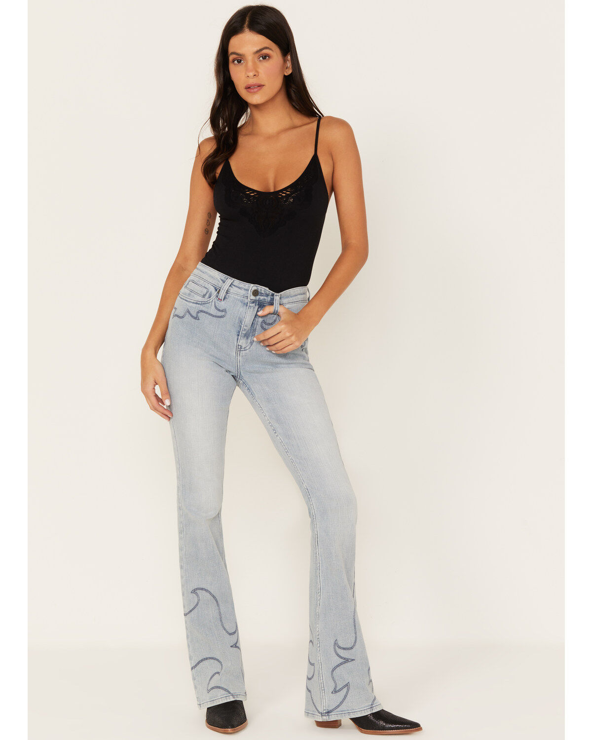 Women's Idyllwind Darbi High Risin Western Stitched Flare Jeans