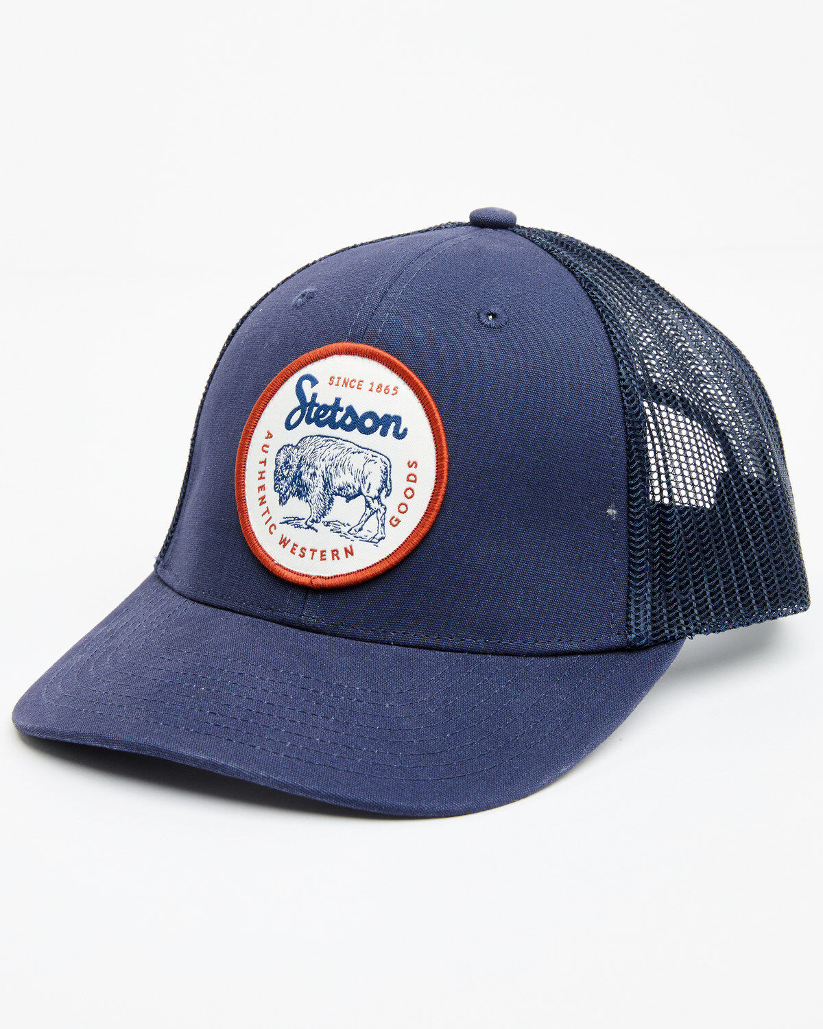 Men's Stetson Bison Circle Patch Trucker Cap