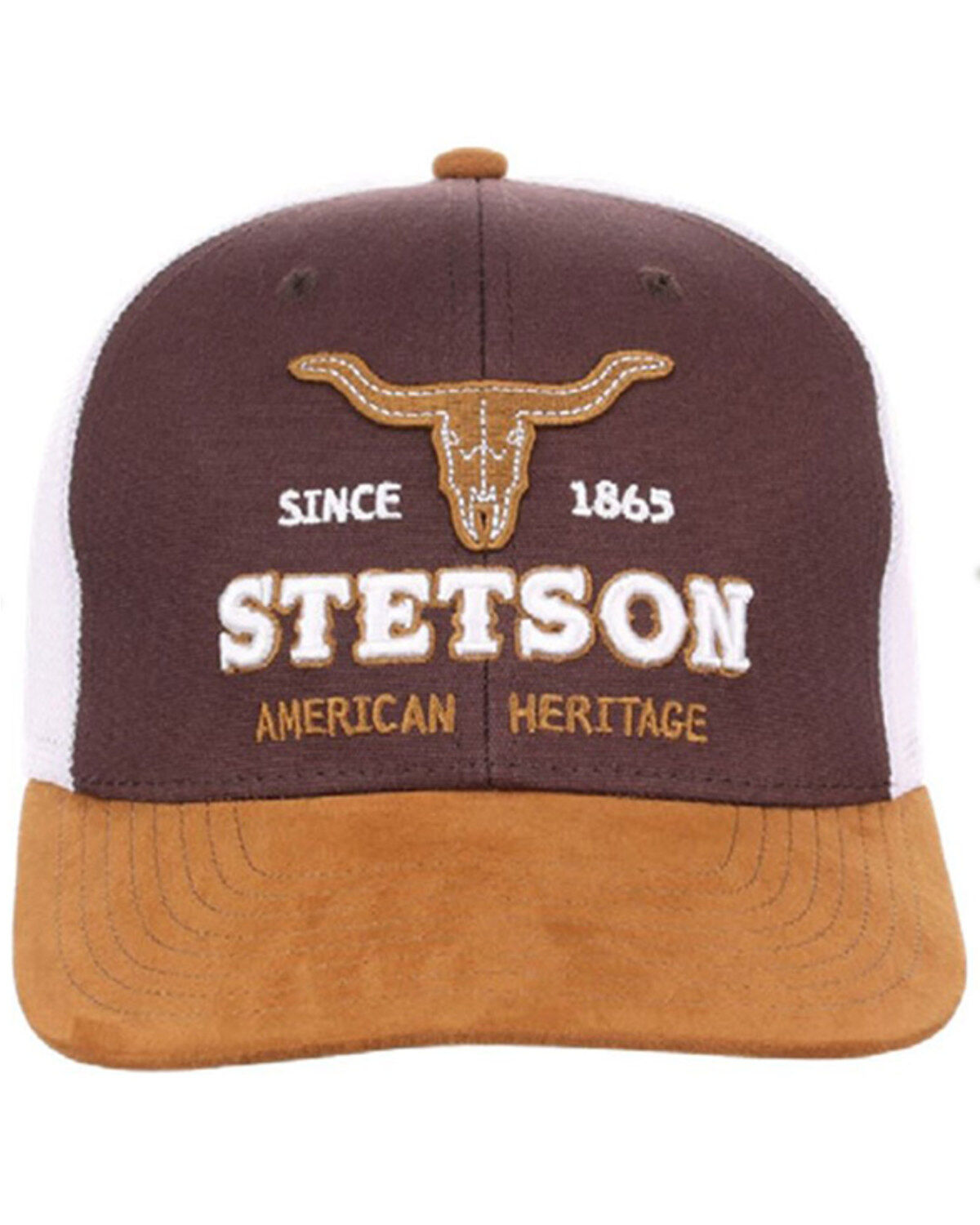 Men's Stetson Embroidered Steer Head Trucker Cap
