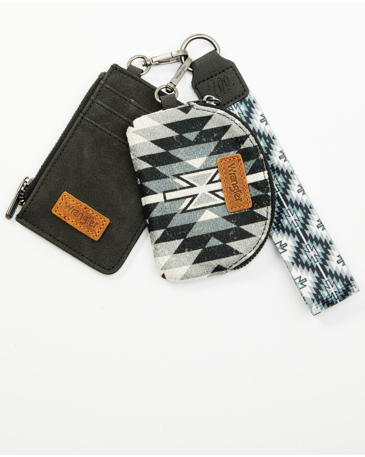 Wrangler Southwestern Print Keychain Coin Wallet