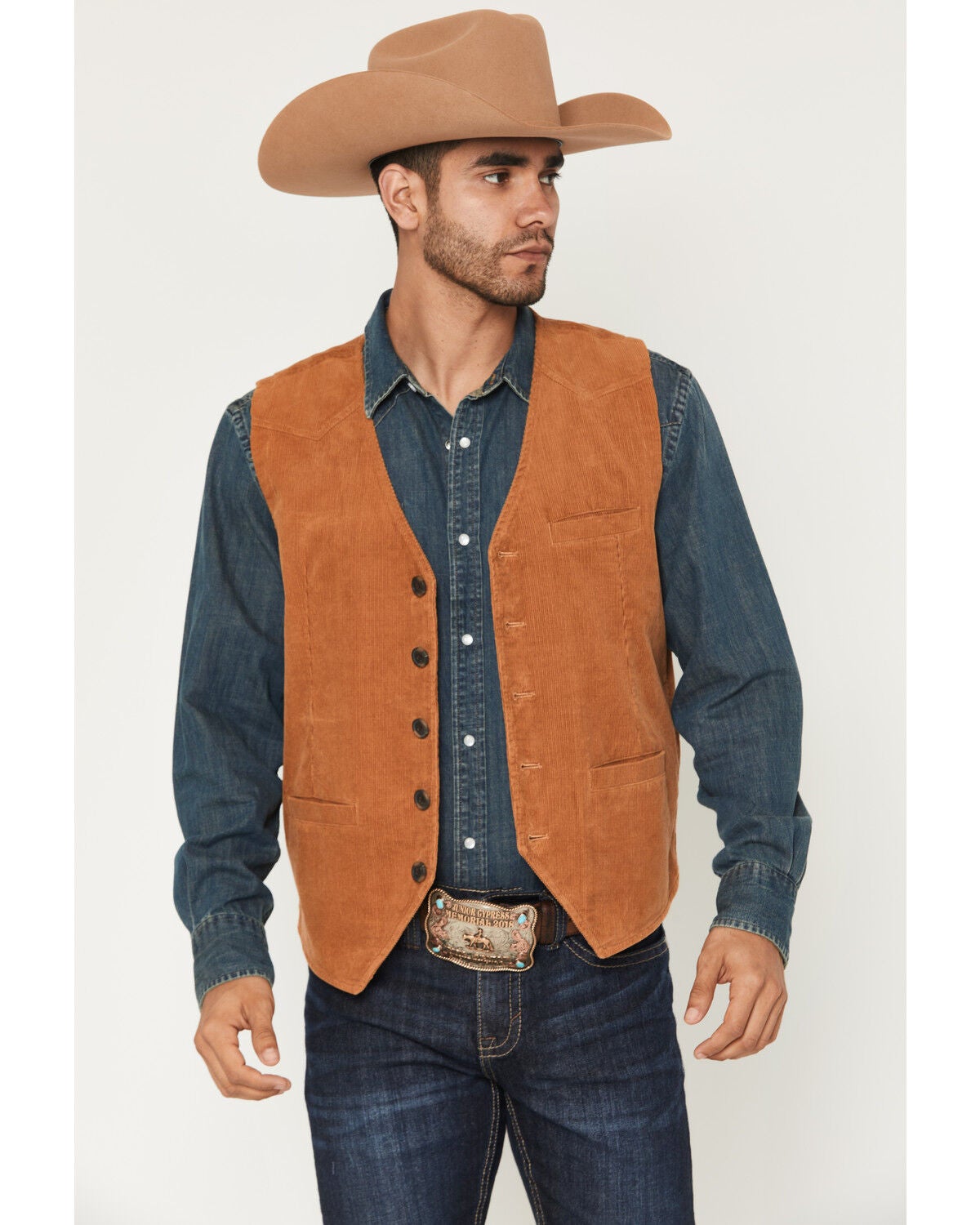 Men's Cody James William Corduroy Button-Down Vest