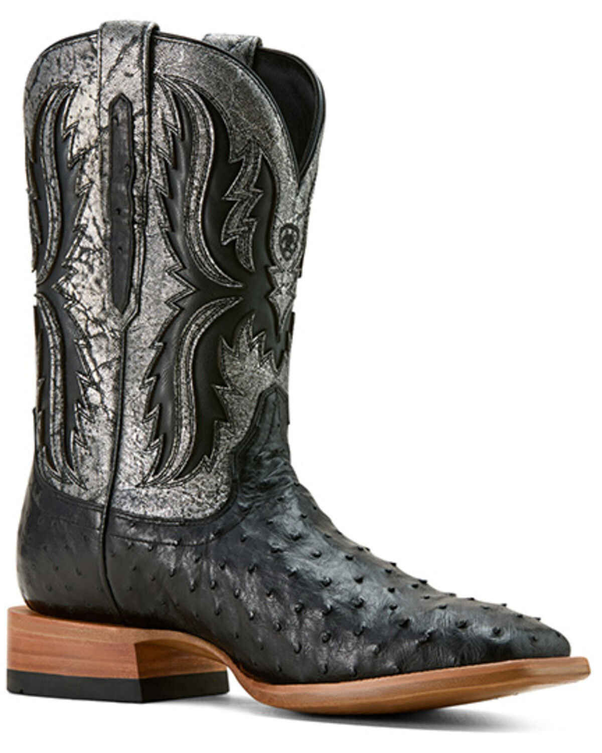 Men's Ariat Drifter Exotic Ostrich Western Boots - Broad Square Toe