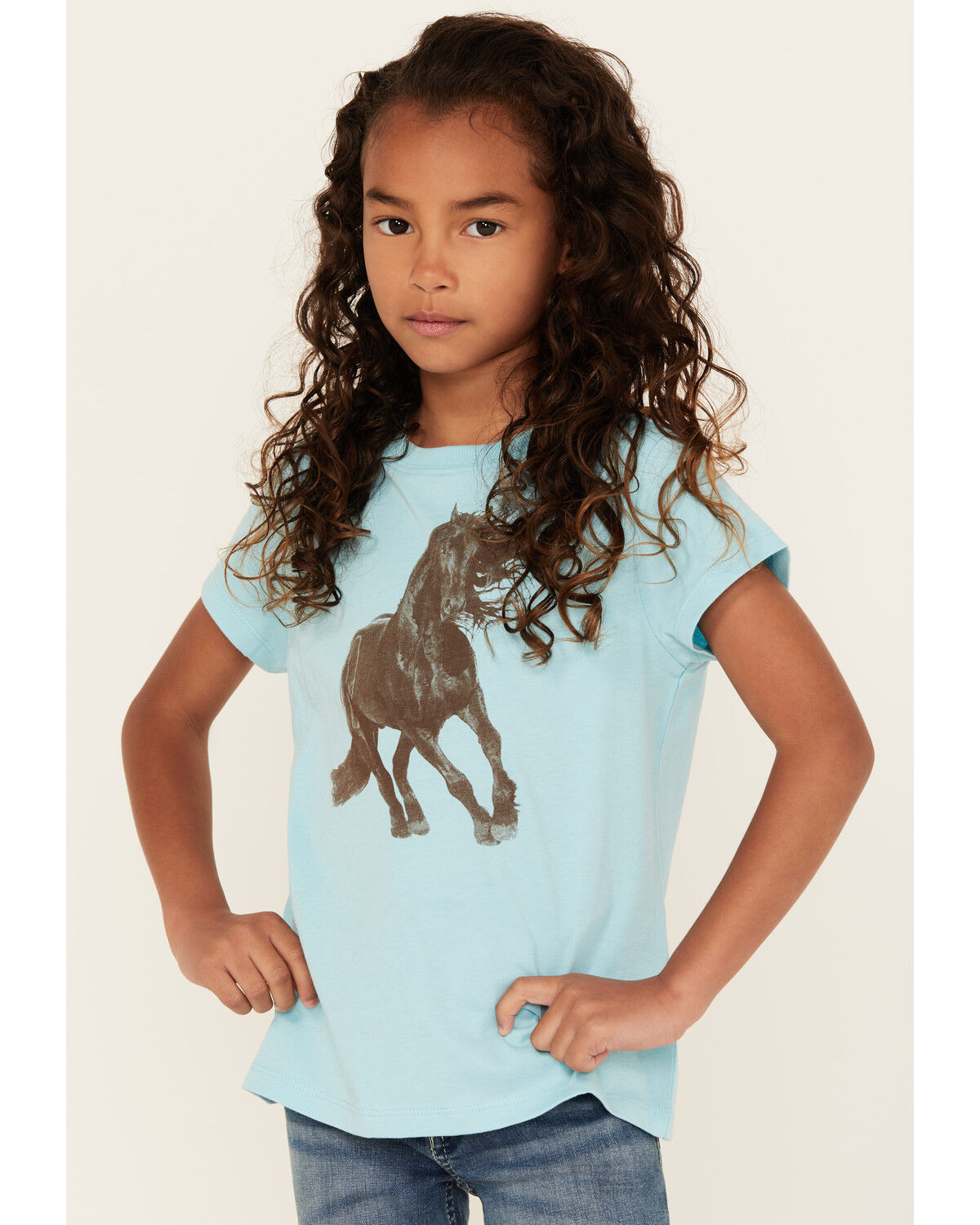 Girls' Shyanne Stallion Short Sleeve Graphic Tee