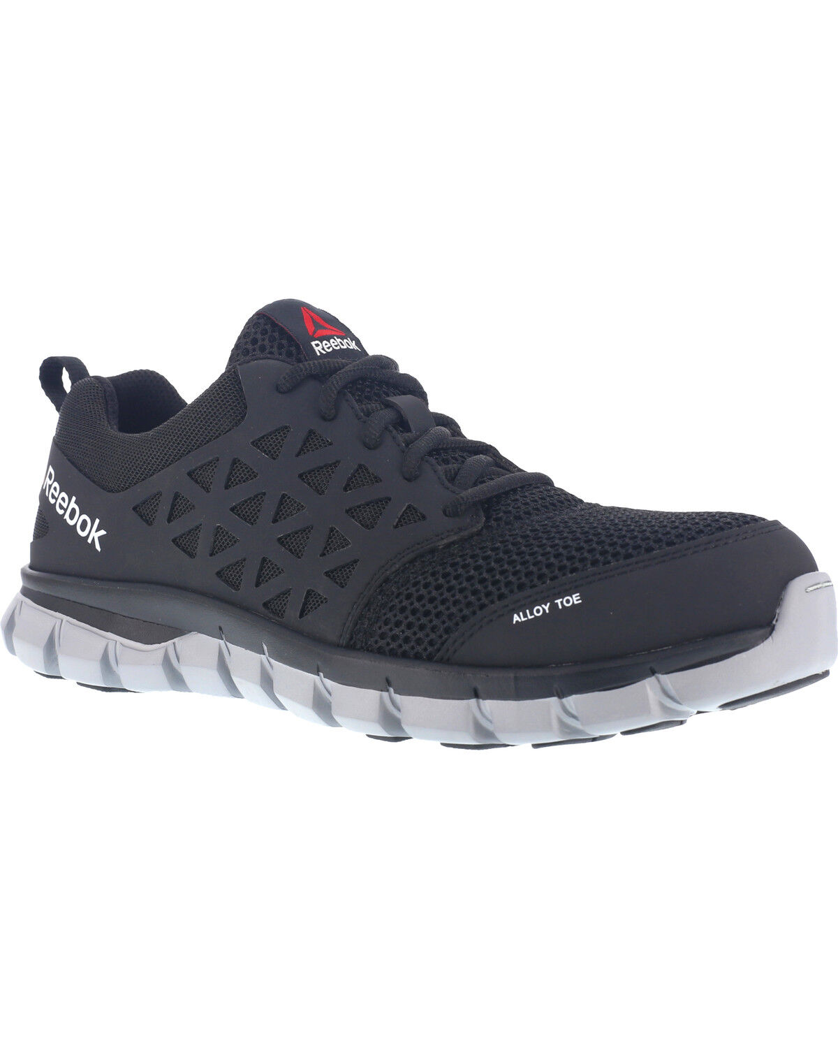 Women's Reebok Sublite Cushion Athletic Work Oxfords - Alloy Toe