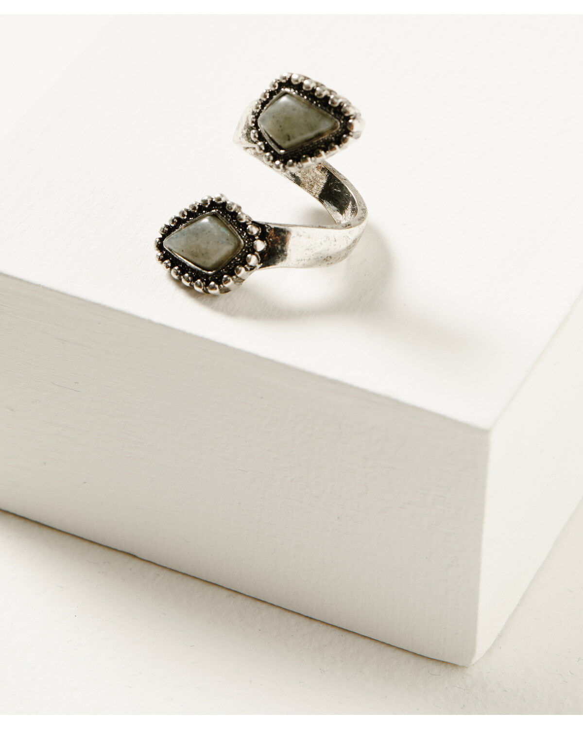 Women's Shyanne Soleil Twisted Silver Statement Ring