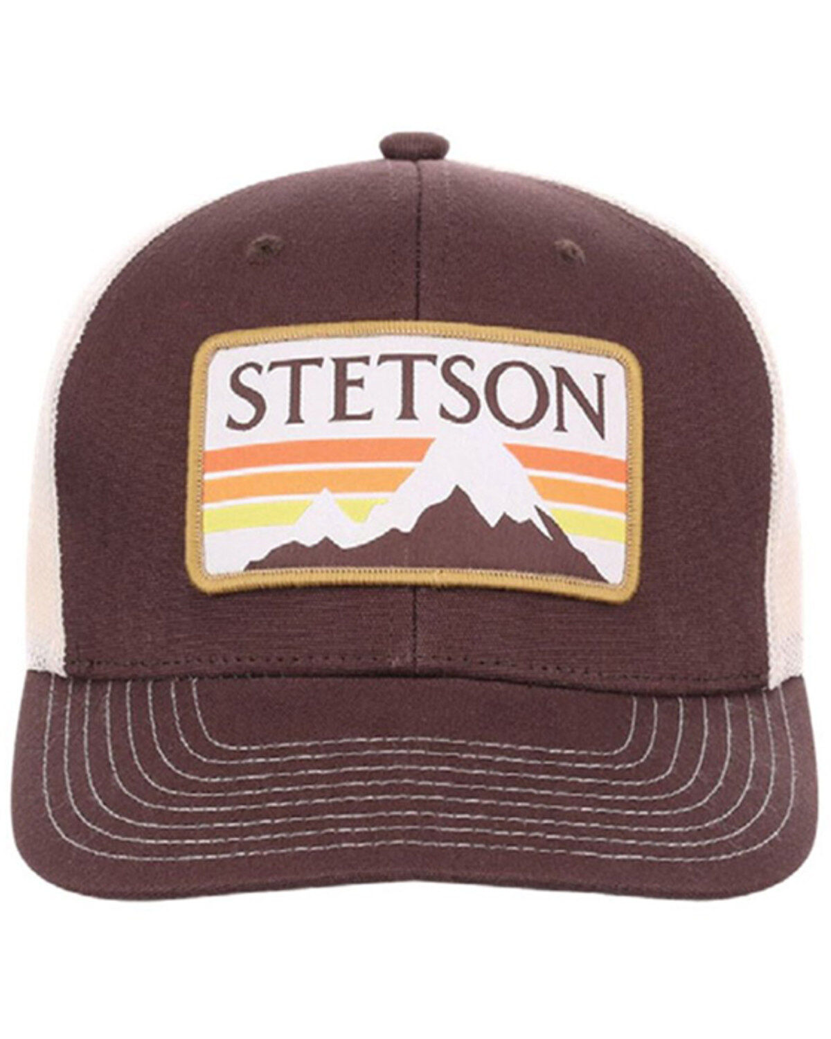 Men's Stetson Mountain Label Patch Trucker Cap