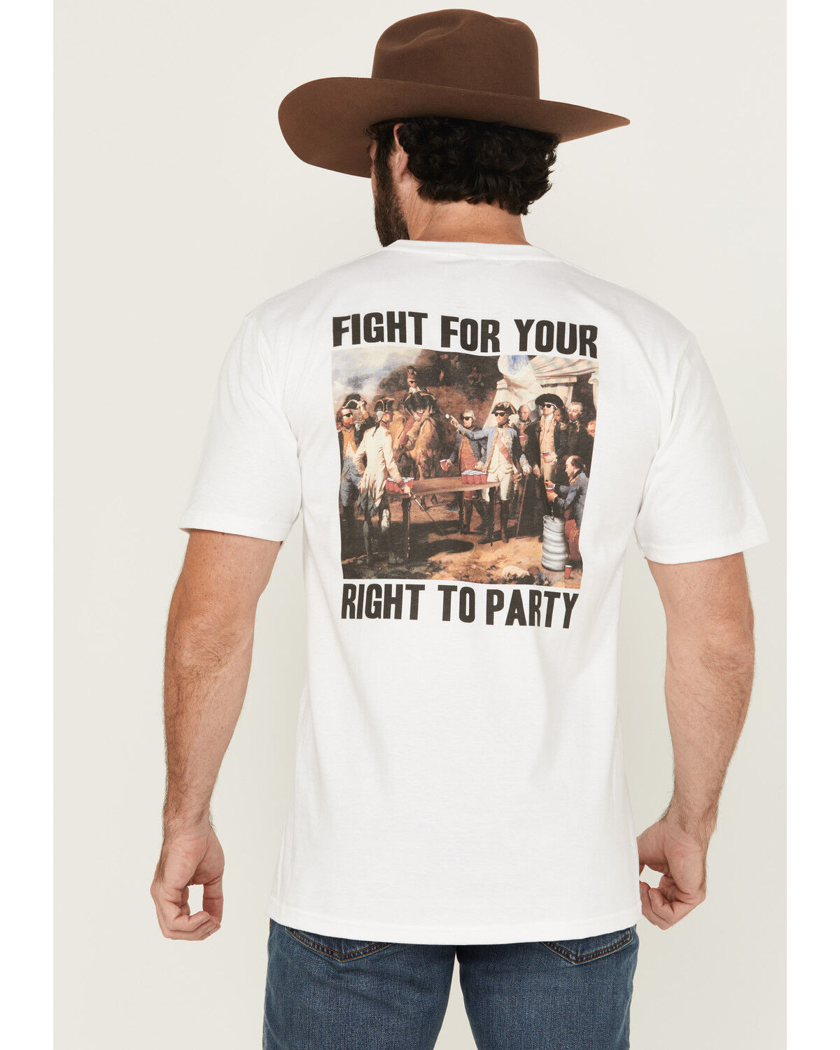 Men's Riot Society Fight For Your Right To Party Short Sleeve Graphic