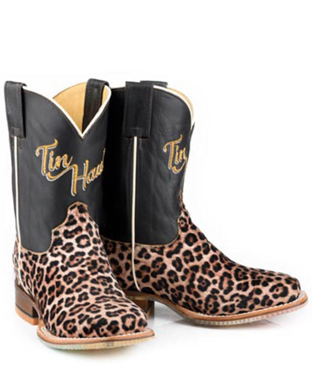 Girls' Tin Haul Wild Cat Western Boots - Broad Square Toe