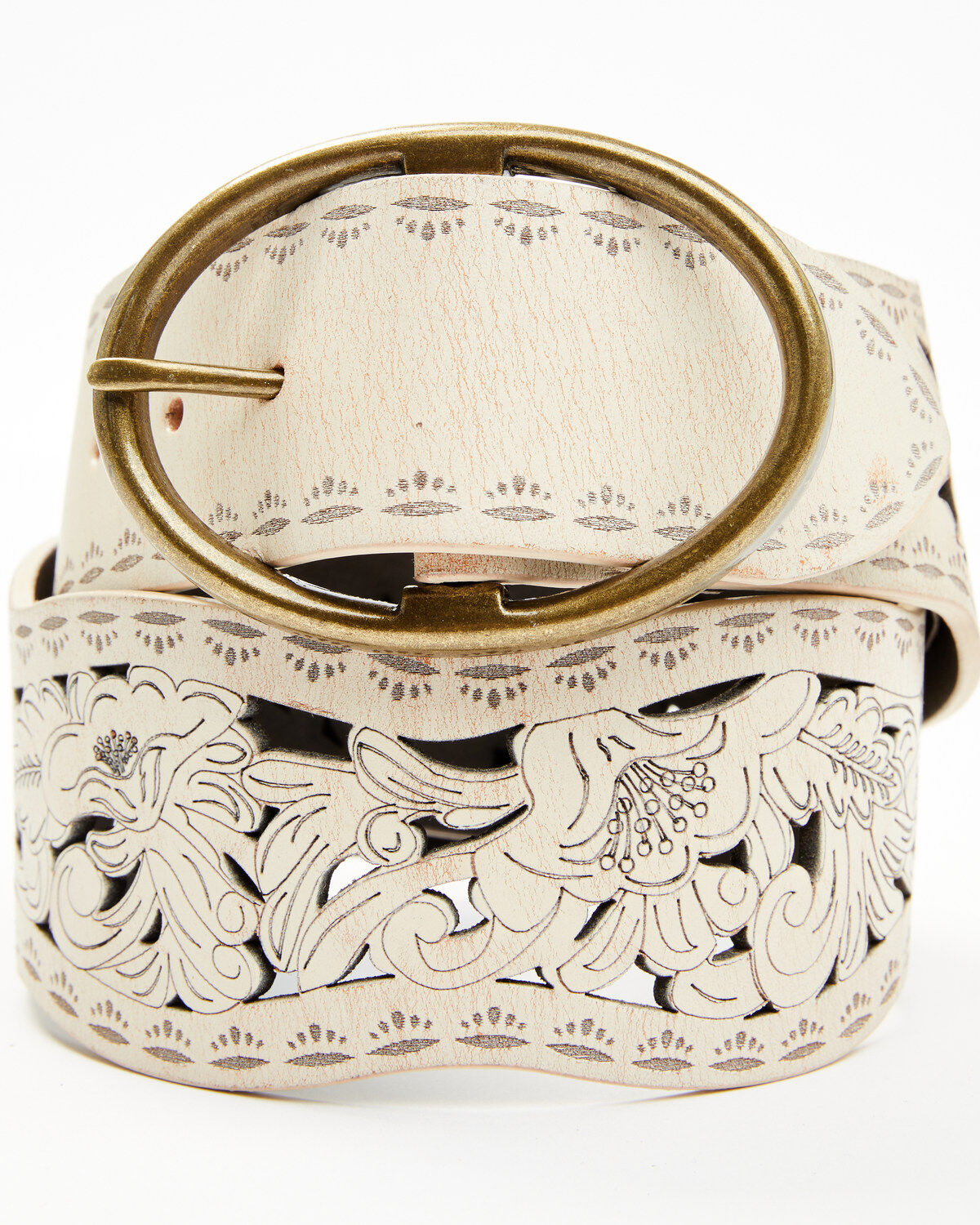 Women's Shyanne Scalloped Floral Cut Out Waist Belt