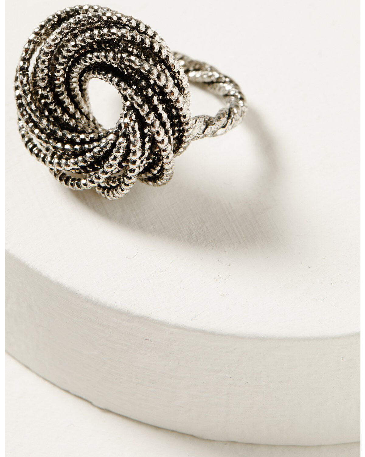 Women's Shyanne Soleil Silver Rope Statement Ring