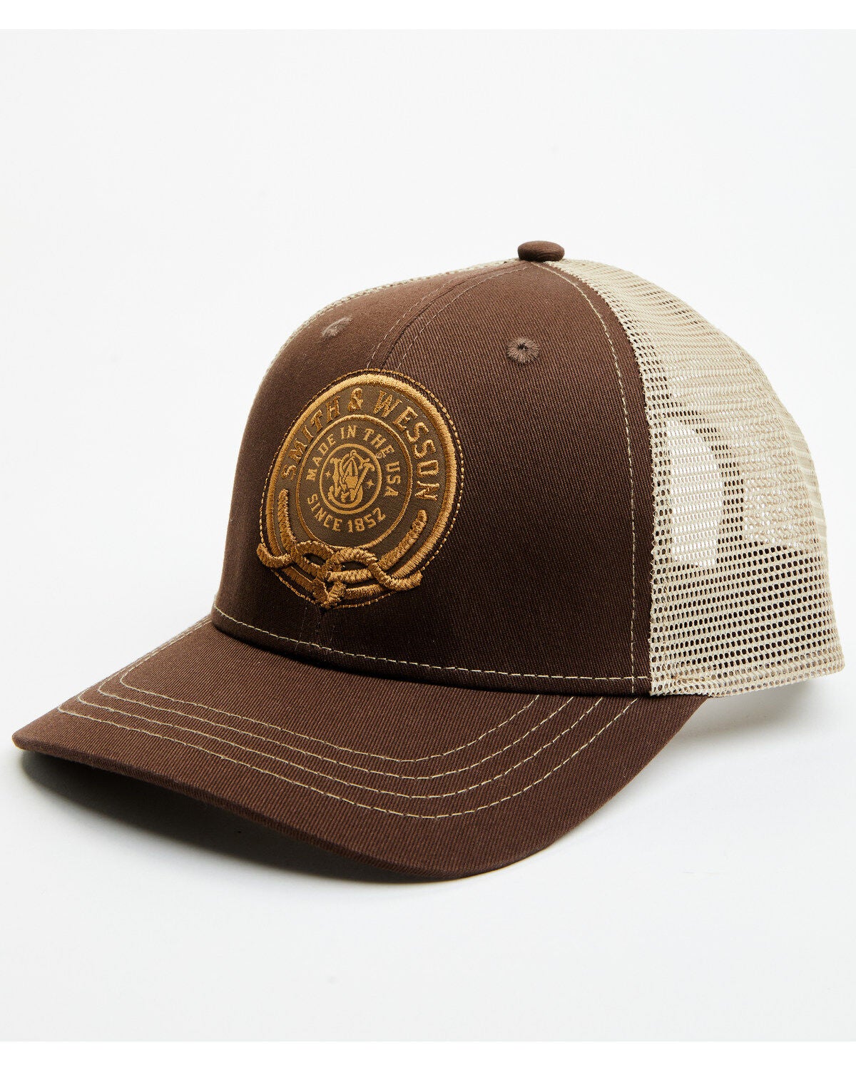 Men's Smith & Wesson Stamp Rope Patch Trucker Cap