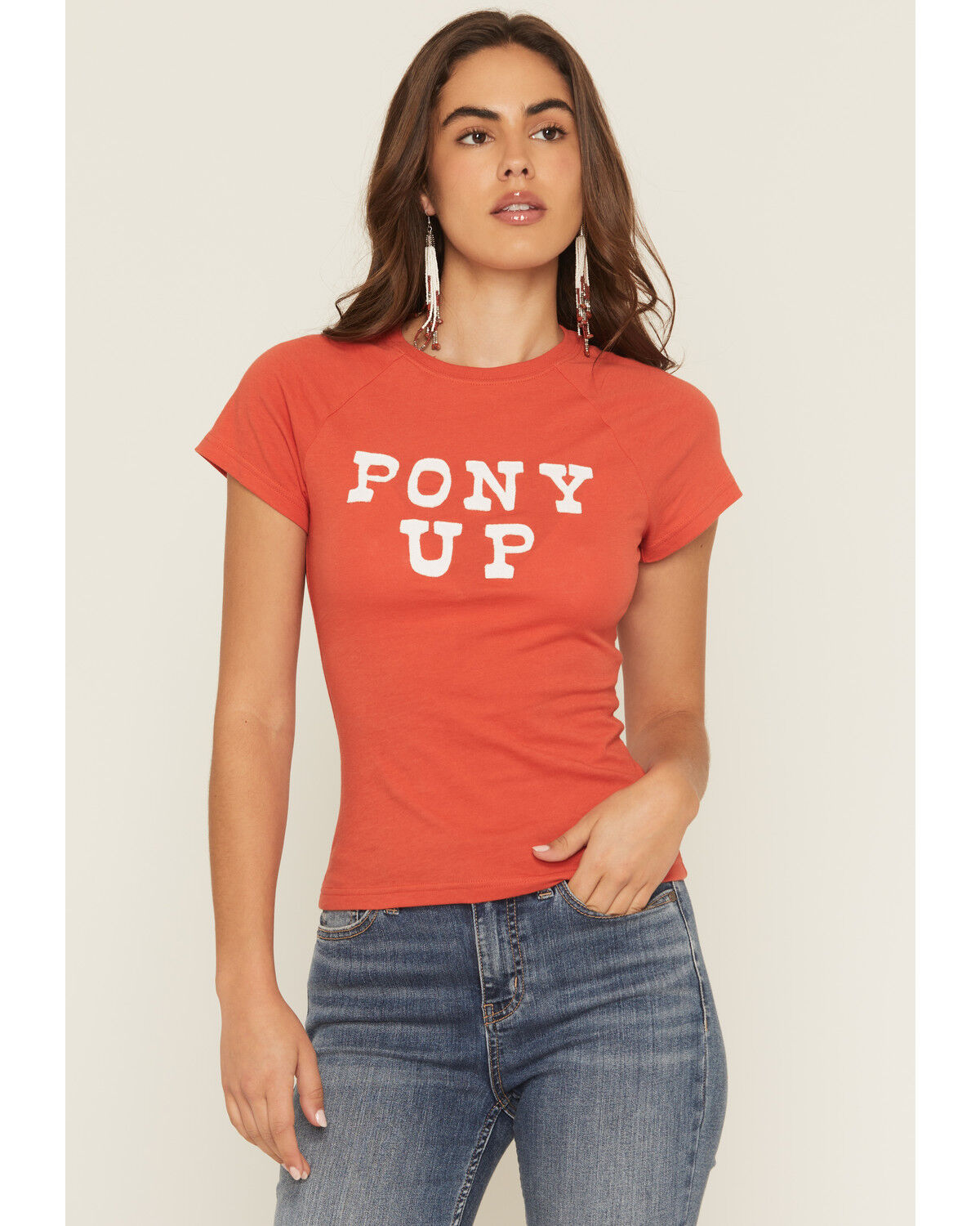 Women's Wrangler Pony Up Short Sleeve Fitted Tee