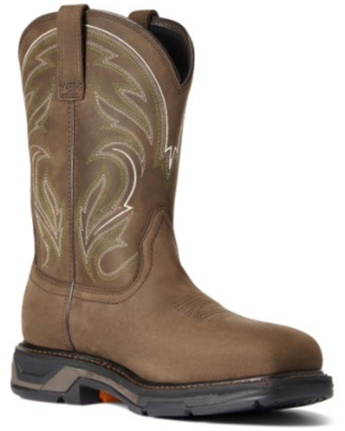 Men's Ariat Distressed WorkHog XT Cottonwood Work Boot - Composite To