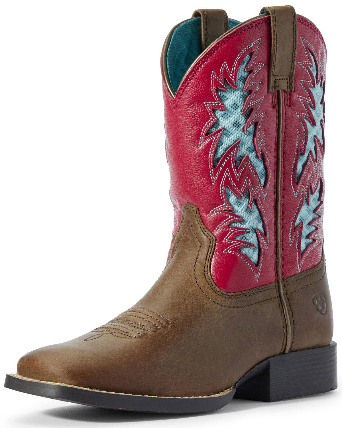Girls' Ariat Little Homestead VentTEK Western Boots - Broad Square Toe