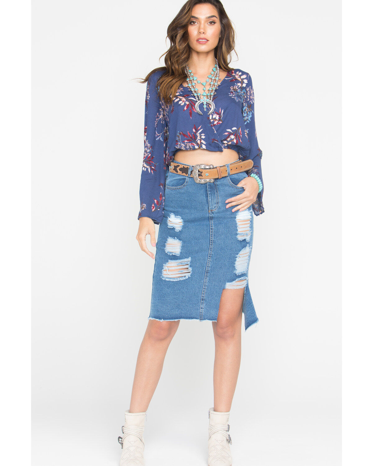 Women's Sage the Label Denim Penelope Skirt