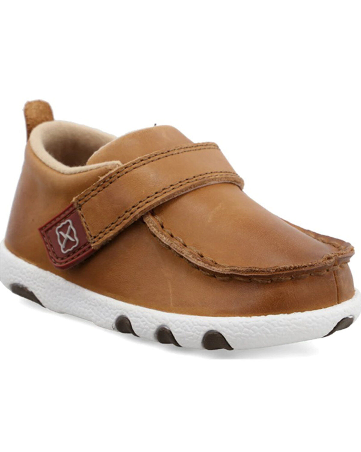 Boys' Twisted X Infant Driving Western Shoe - Moc Toe