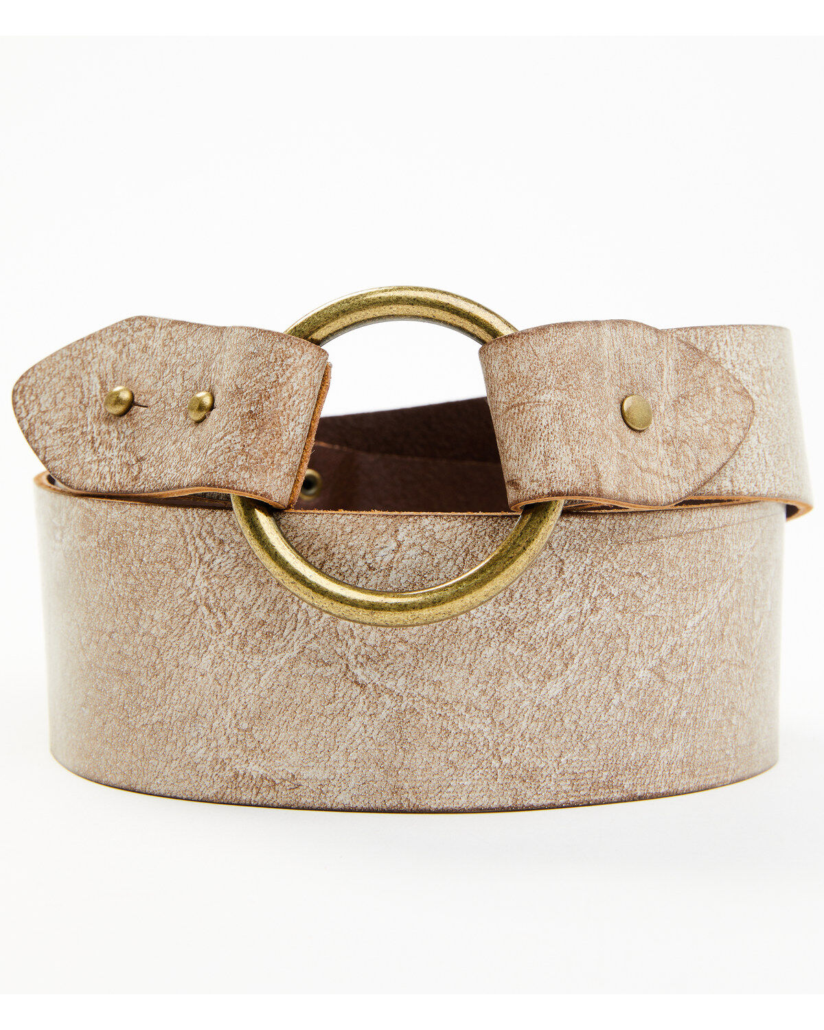 Women's Cleo + Wolf Round Buckle Loop Snap Waist Belt
