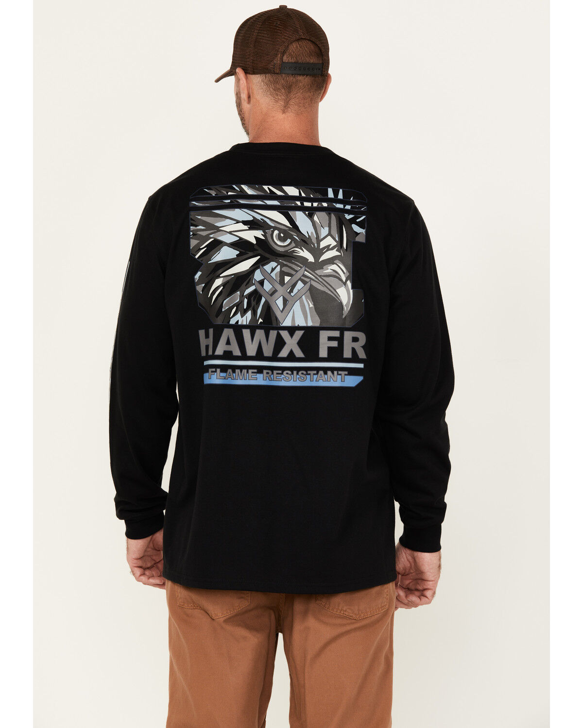 Men's Hawx FR Tower Long Sleeve Graphic Work T-Shirt
