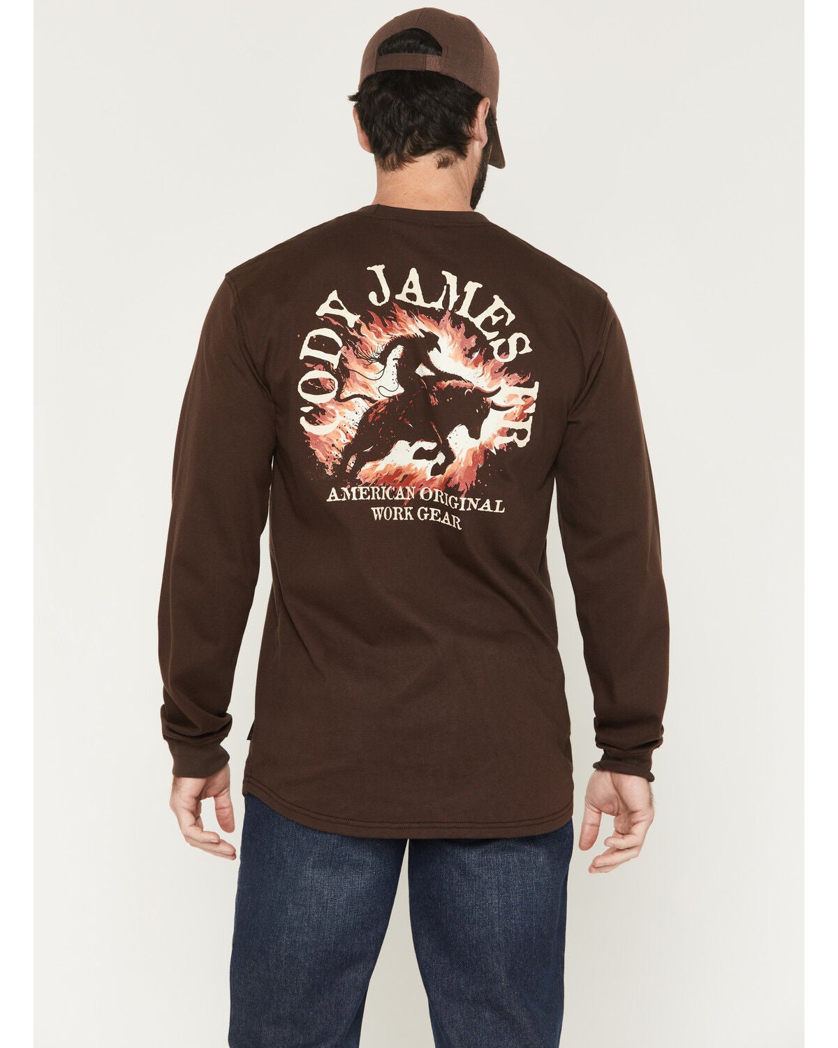 Men's Cody James FR Flame Jumper Long Sleeve Work T-Shirt