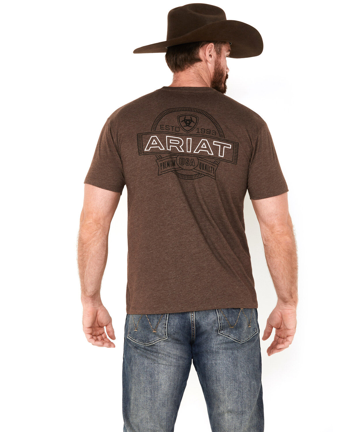 Men's Ariat Outline Logo Short Sleeve Graphic T-Shirt