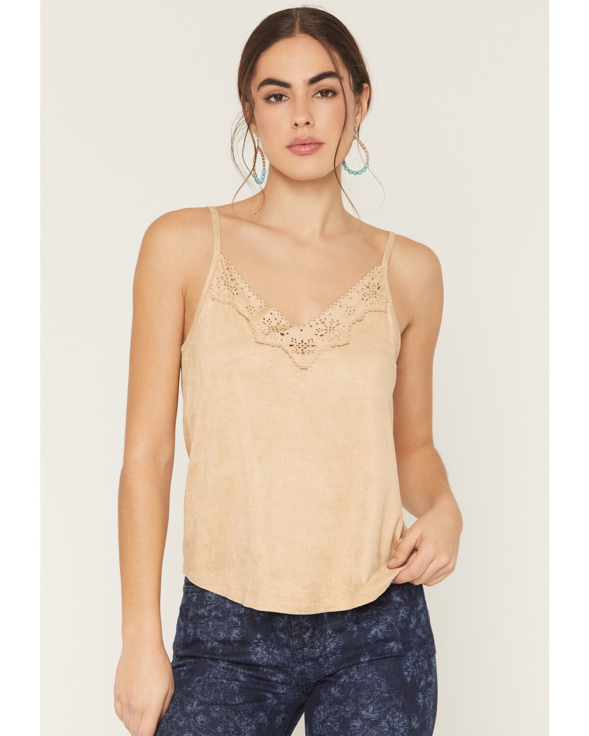 Women's Shyanne Coriander Faux Suede Cami
