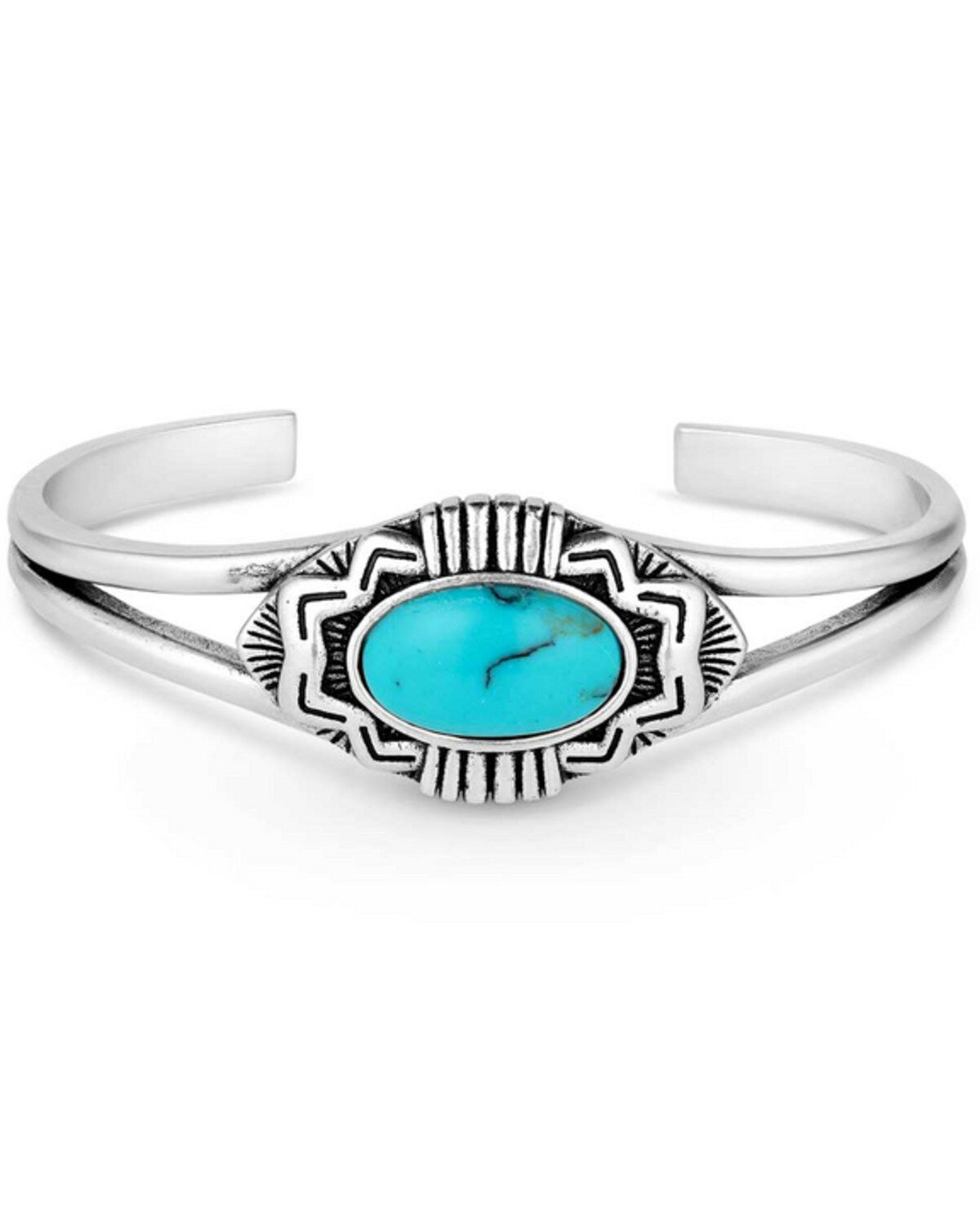 Women's Montana Silversmiths Blue Mesa Turquoise Cuff Bracelet