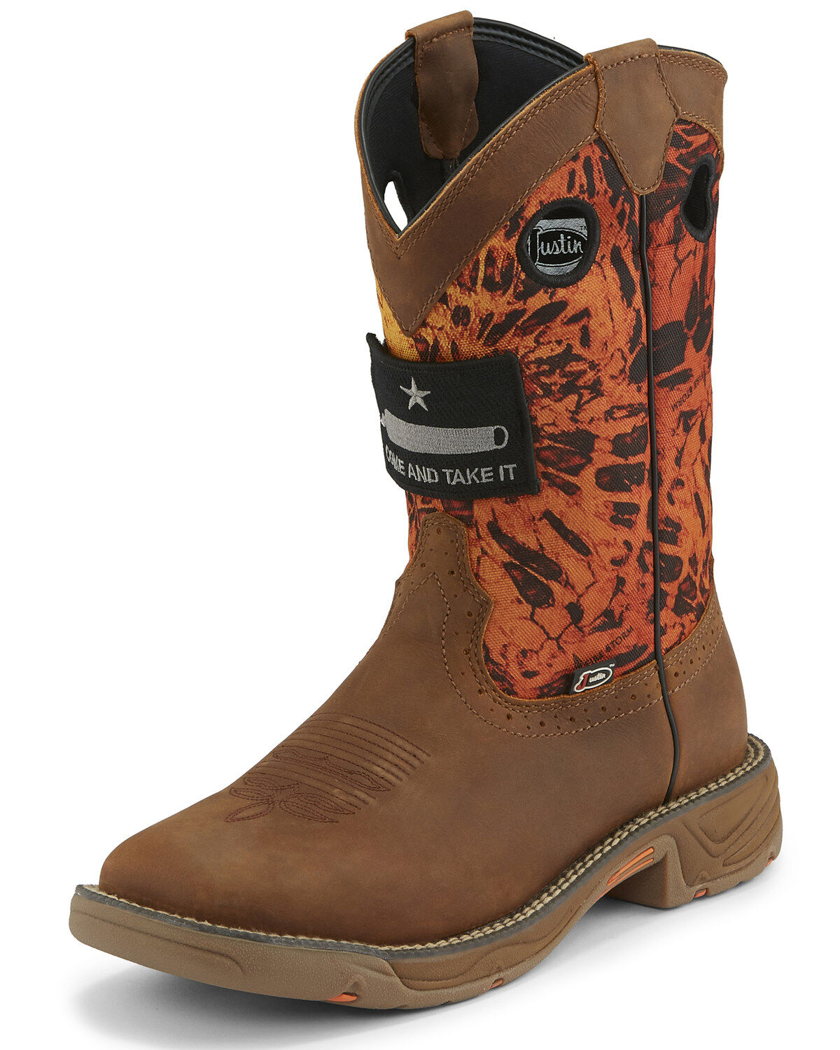 Men's Justin Stampede Rush Western Work Boots - Square Toe