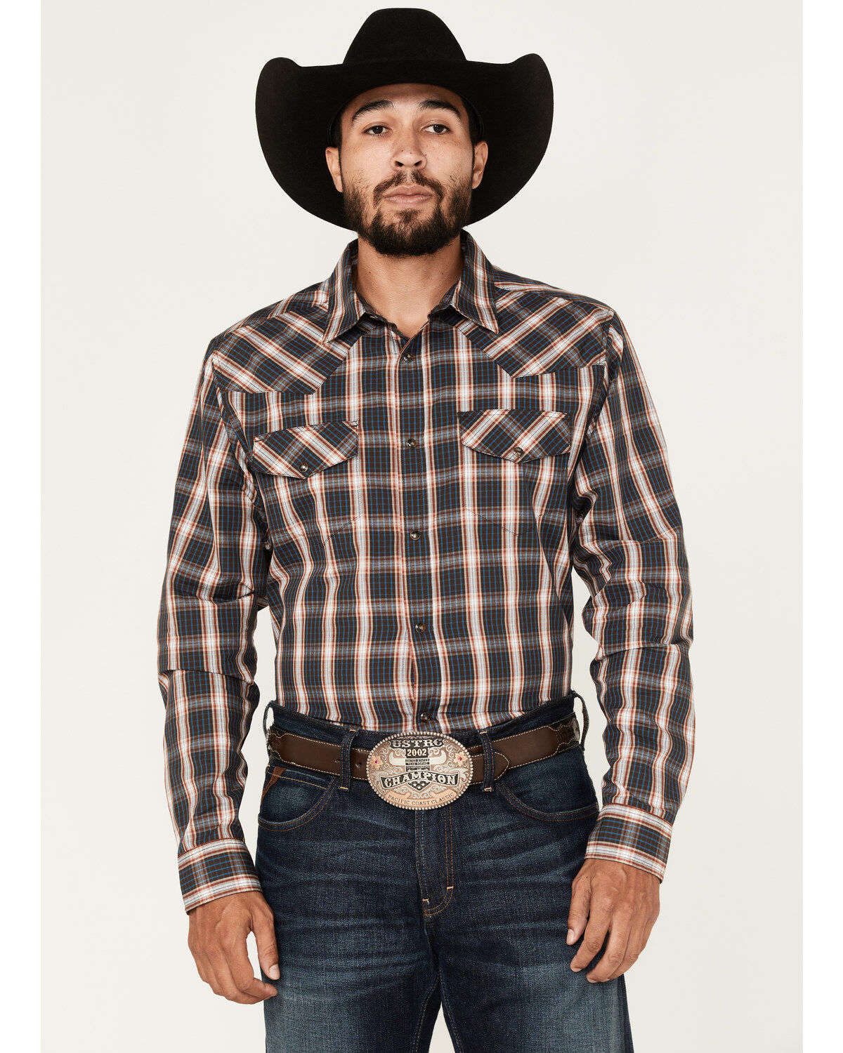 Men's Gibson Mineshaft Plaid Snap Western Shirt