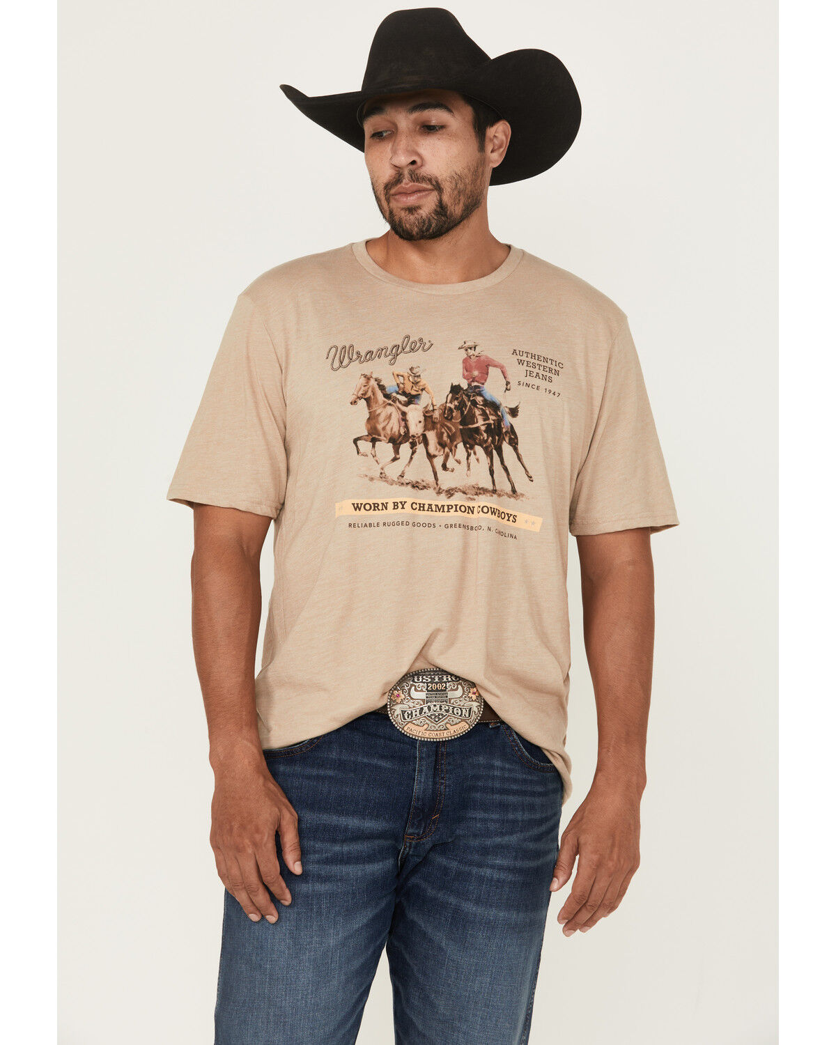 Men's Wrangler Cowboys Short Sleeve Graphic T-Shirt