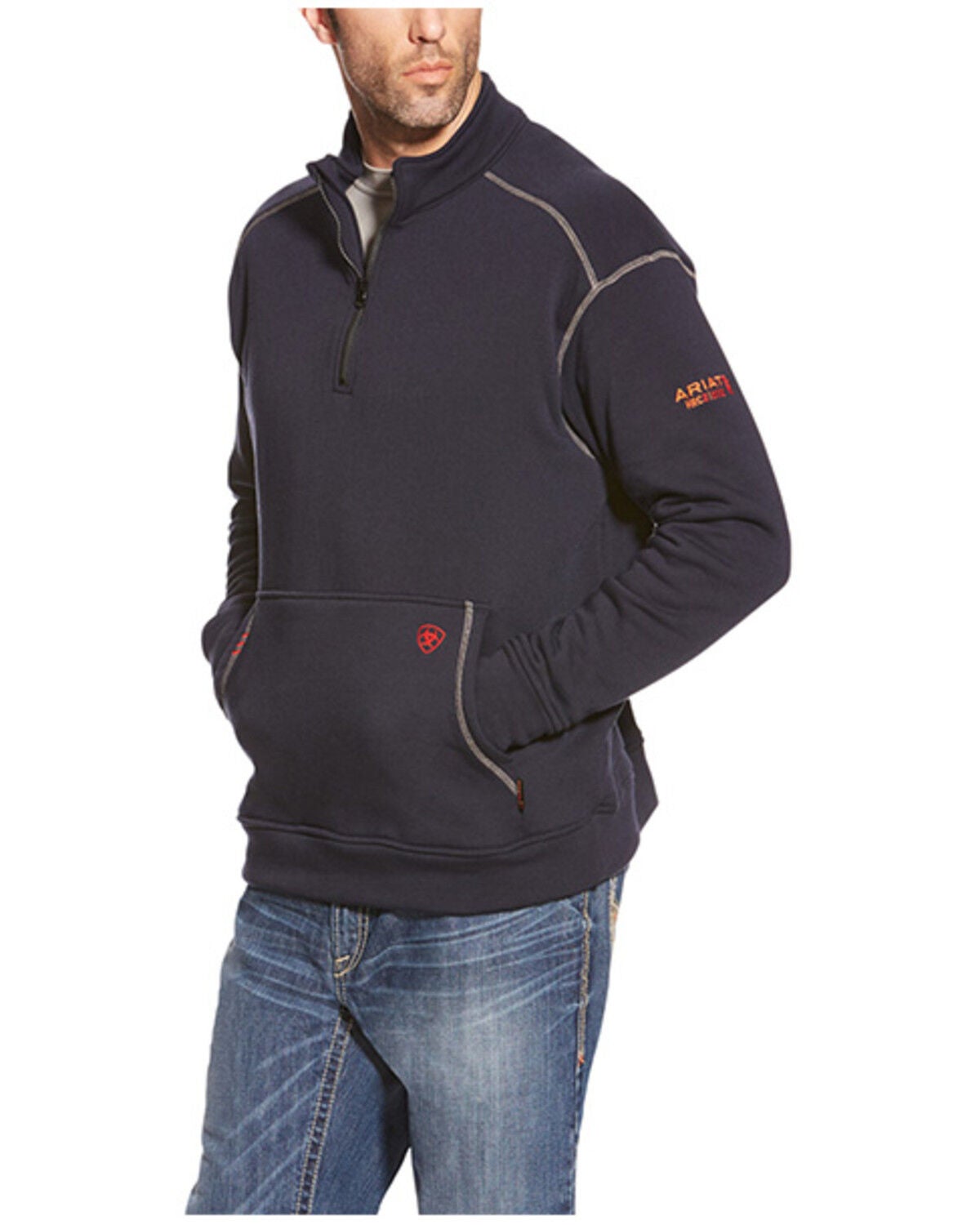 Men's Ariat FR Polartec 1/4 Zip Fleece Pullover