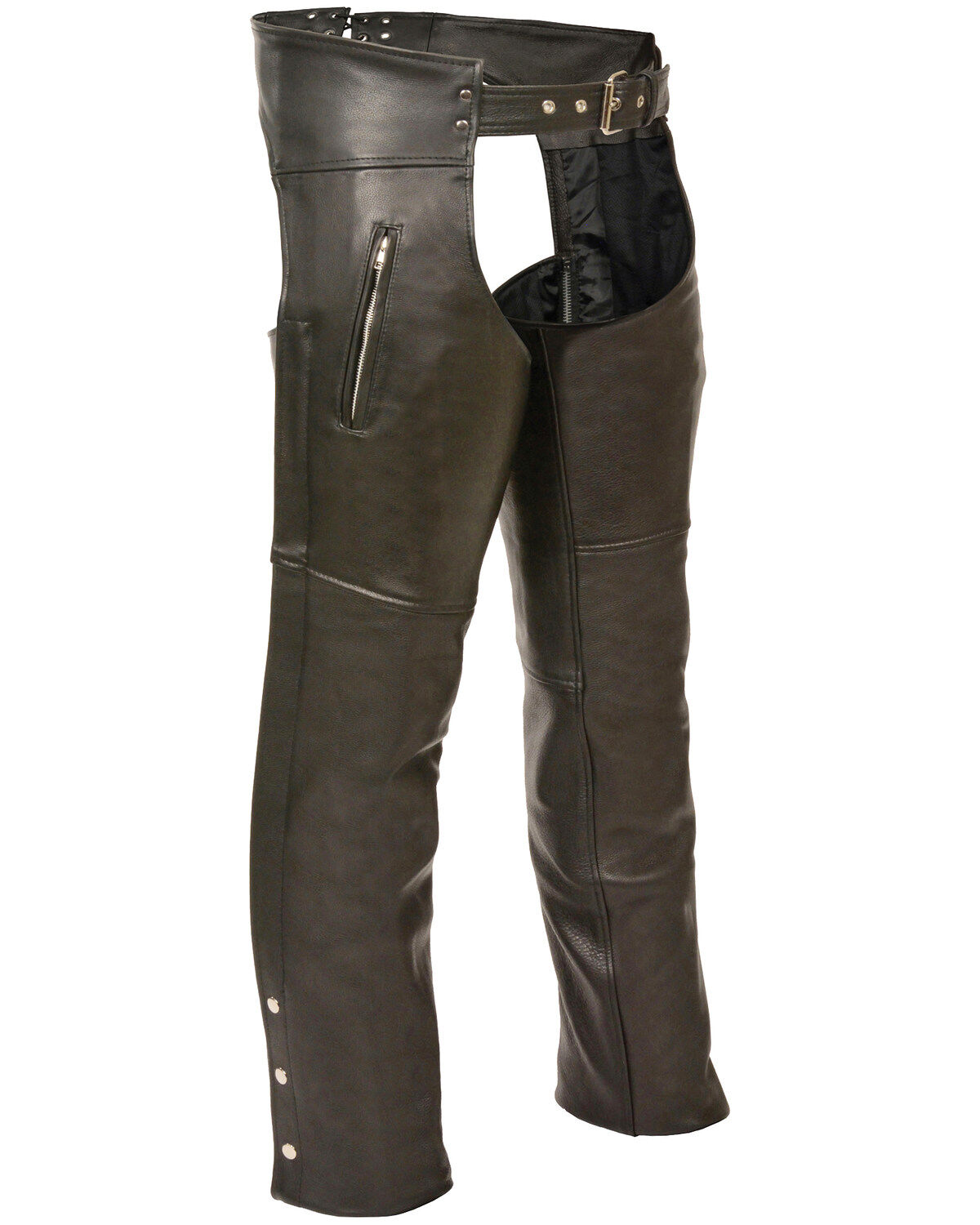 Men's Milwaukee Leather Zippered Thigh Pocket Chaps