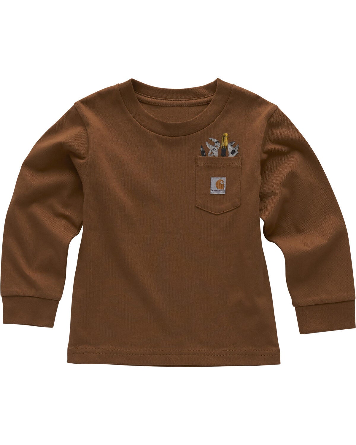 Boys' Carhartt Toddler Tool Pocket Long Sleeve Graphic T-Shirt