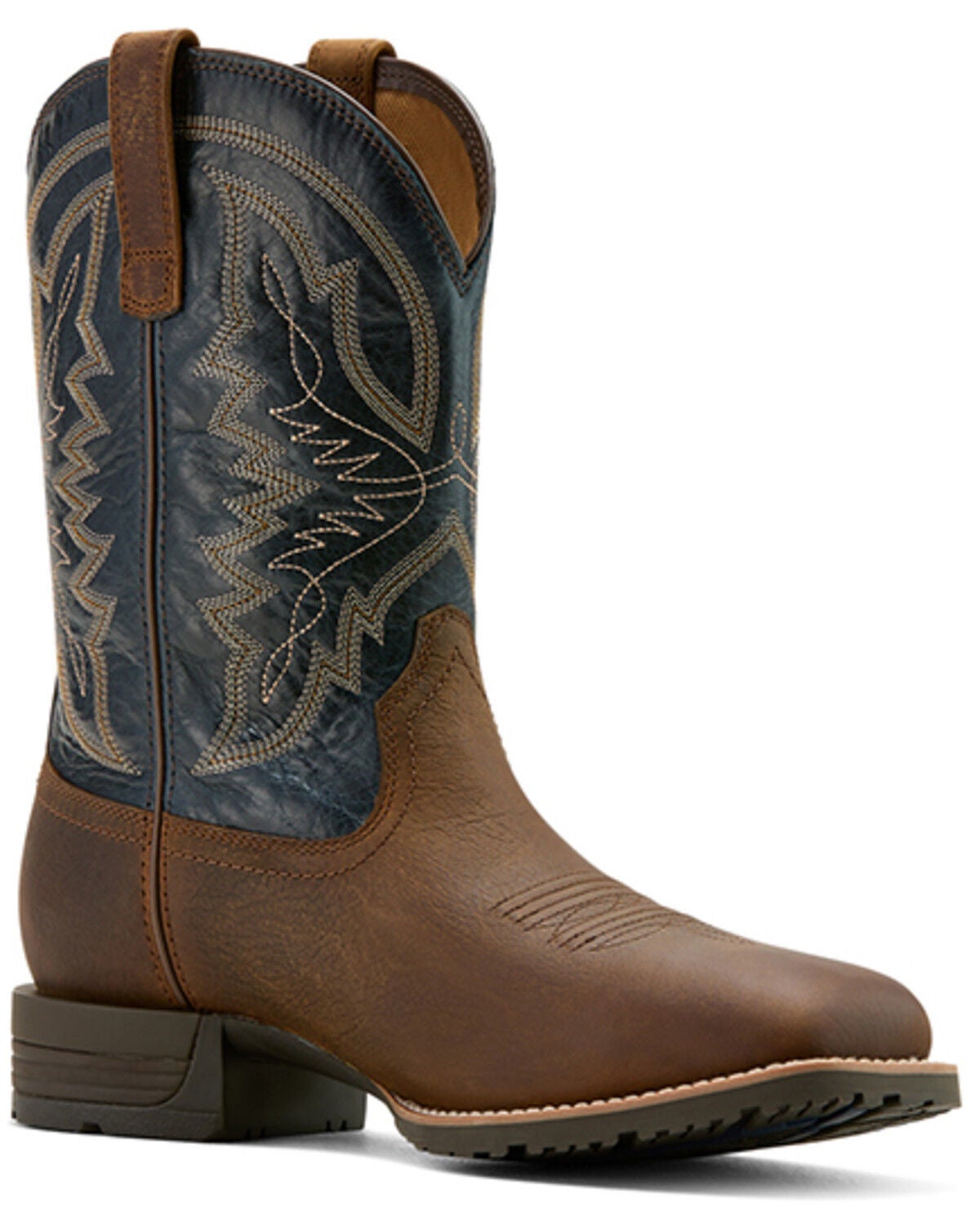 Men's Ariat Hybrid Ranchwork Waterproof Western Boots - Soft Toe