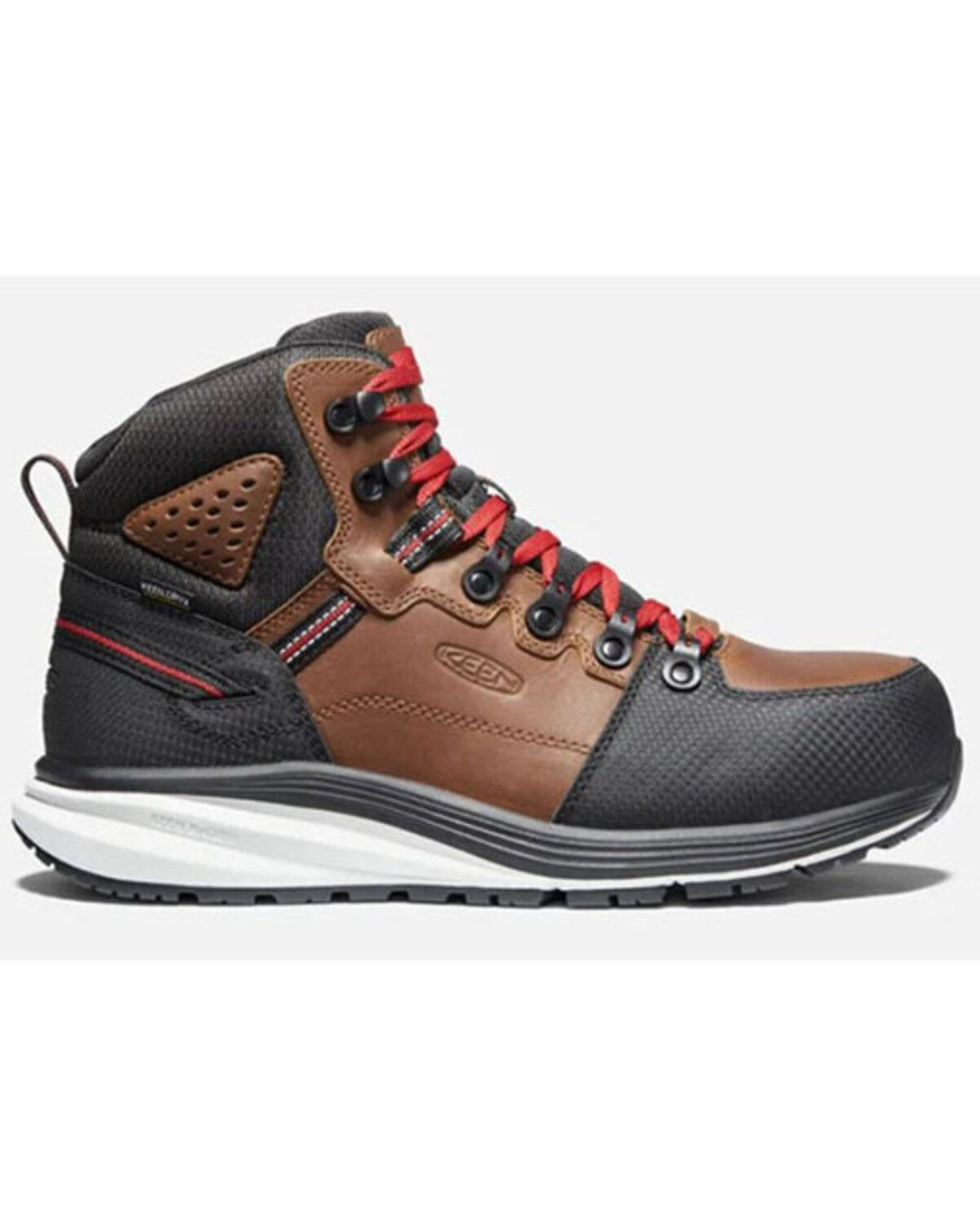 Men's Keen Red Hook Waterproof Work Shoes - Carbon Toe