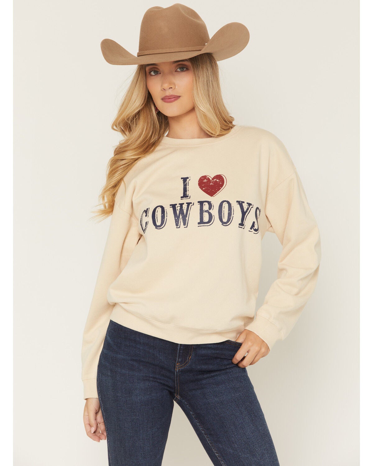 Women's Shyanne I Heart Cowboys Sweatshirt