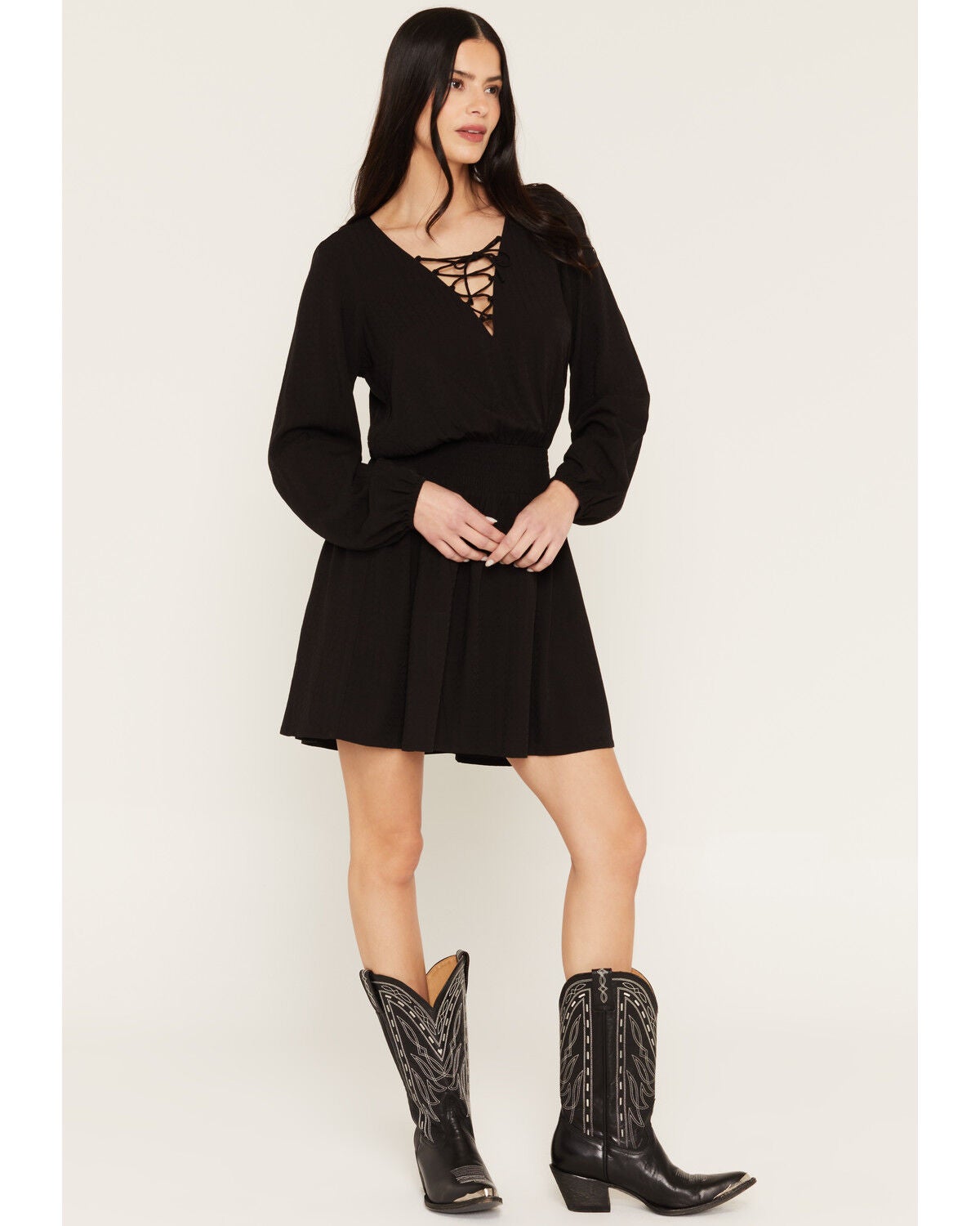Women's Idyllwind Aimee Lace-Up Mini Dress